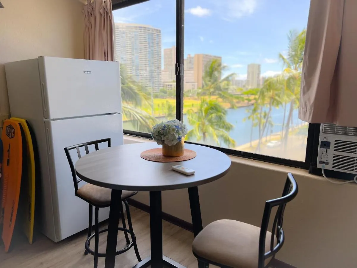 公寓 Happy Hawaiian Monarch Studio Condo 檀香山