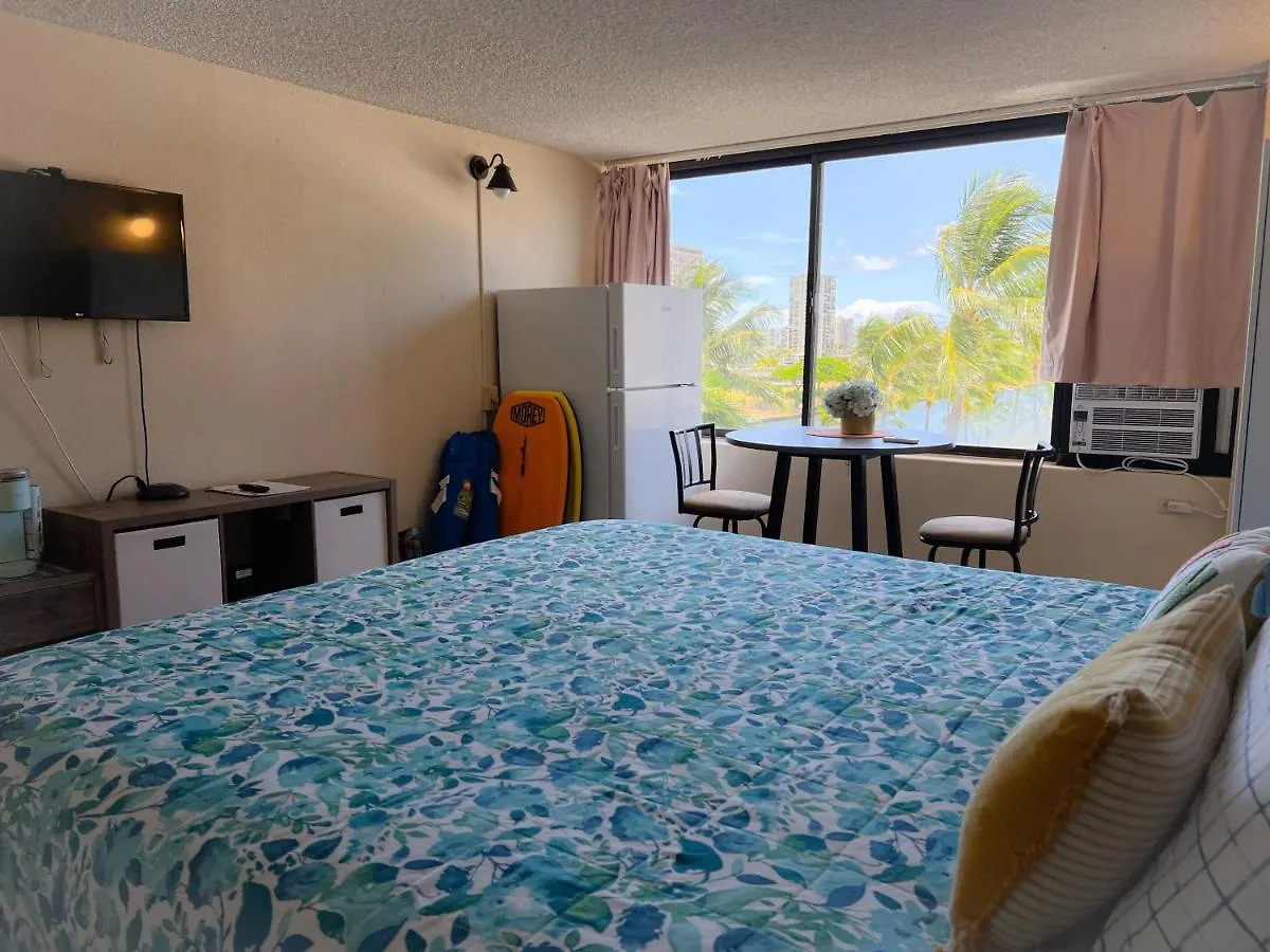 Happy Hawaiian Monarch Studio Condo 檀香山 美国