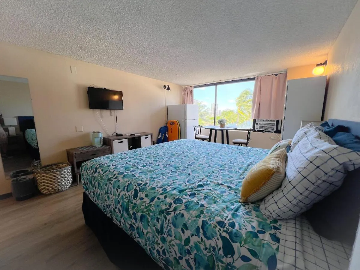 Happy Hawaiian Monarch Studio Condo Honolulu Apartmán